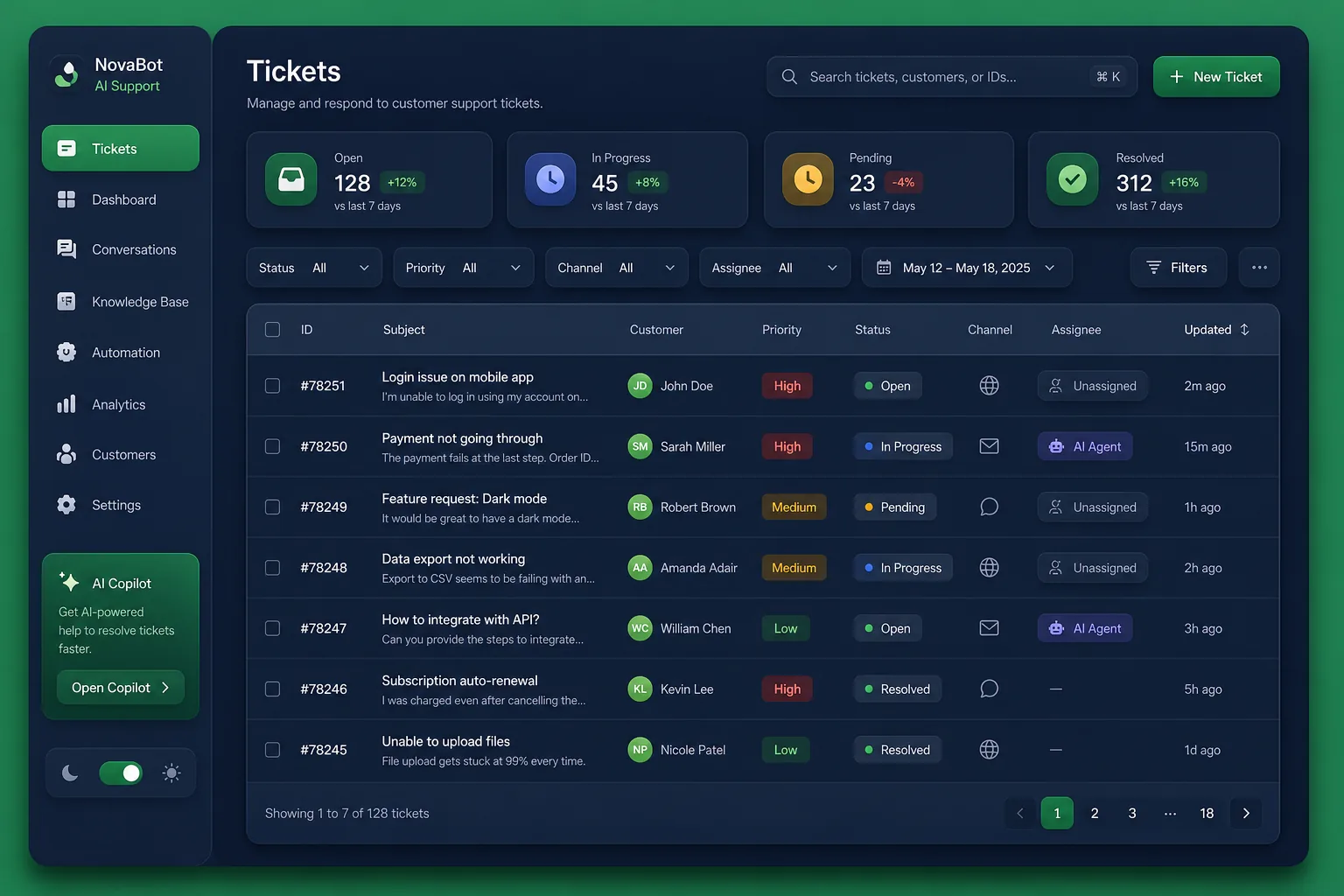 TDM TheDevMasters AI Learning Platform — browse and list view
