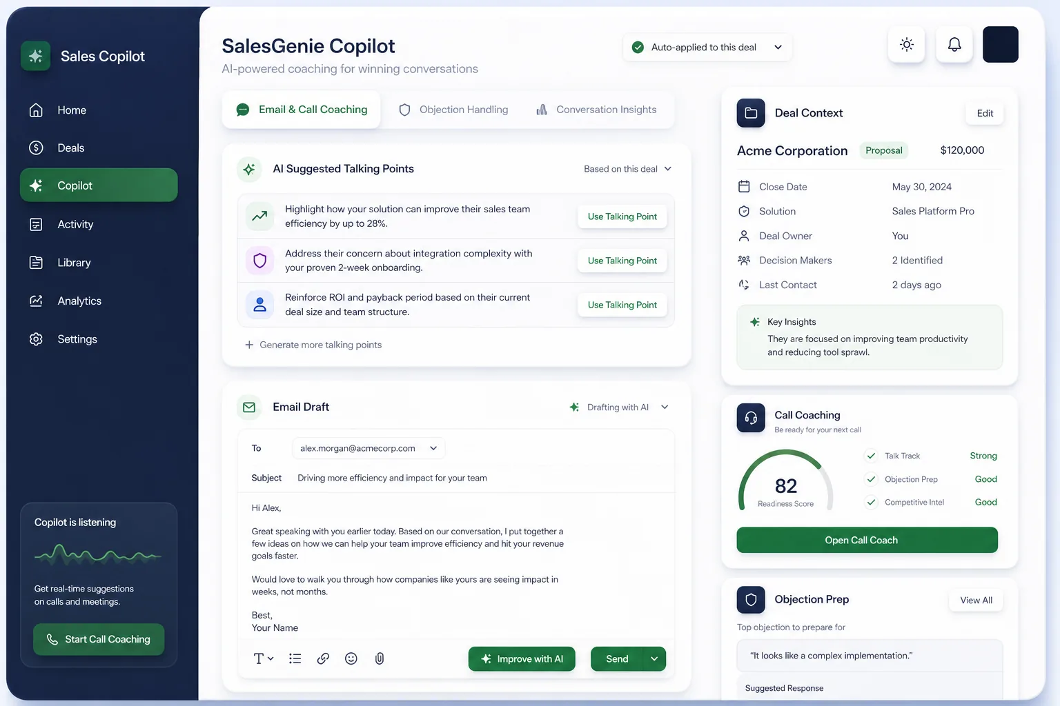 Spotio Field Sales Platform — core workflow screen