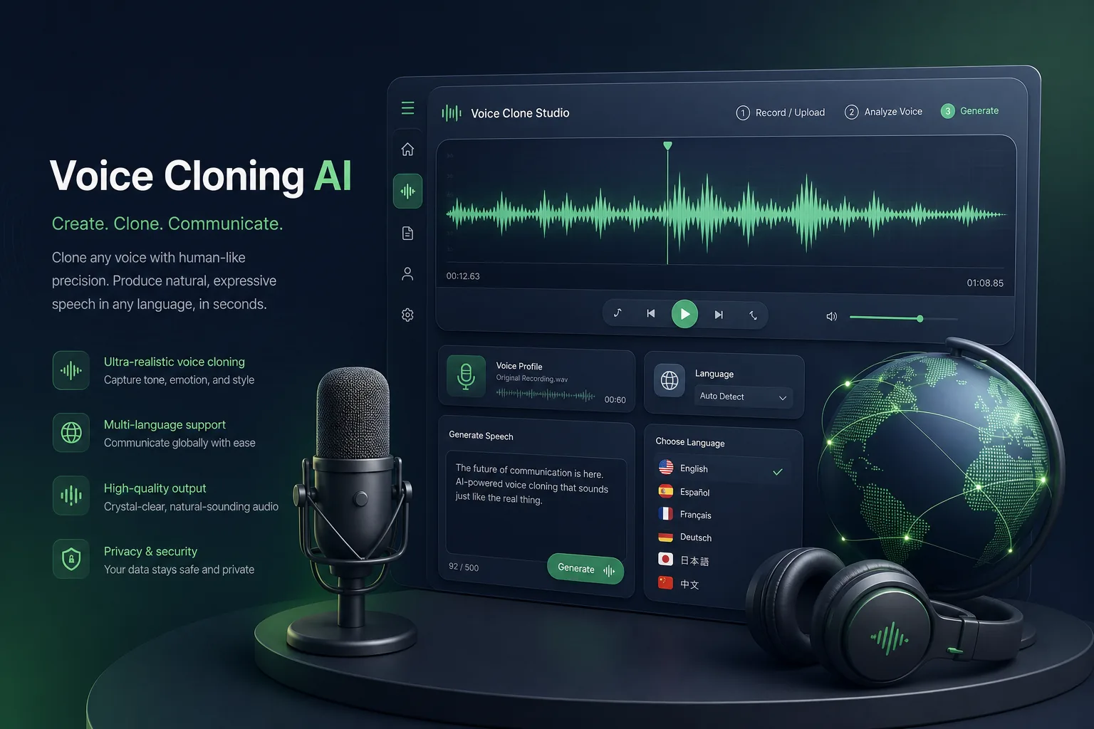 Consent-Based Voice Cloning for Dubbing