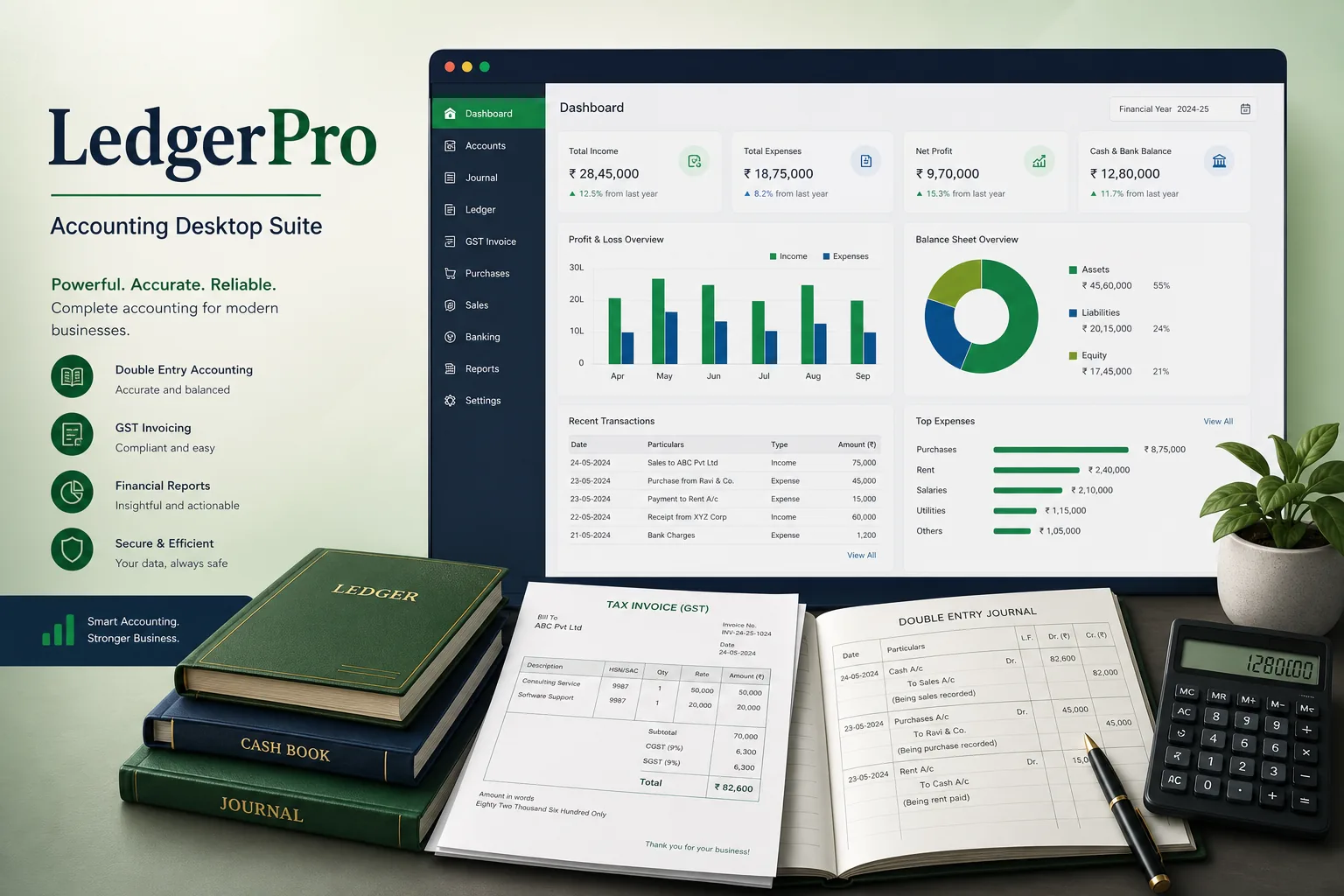 Desktop Accounting with GST/VAT Returns