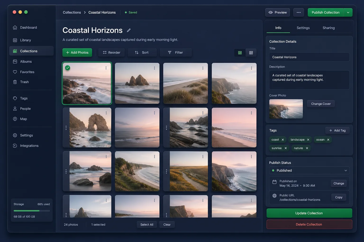 Photo Studio Workflow Desktop App — core workflow screen