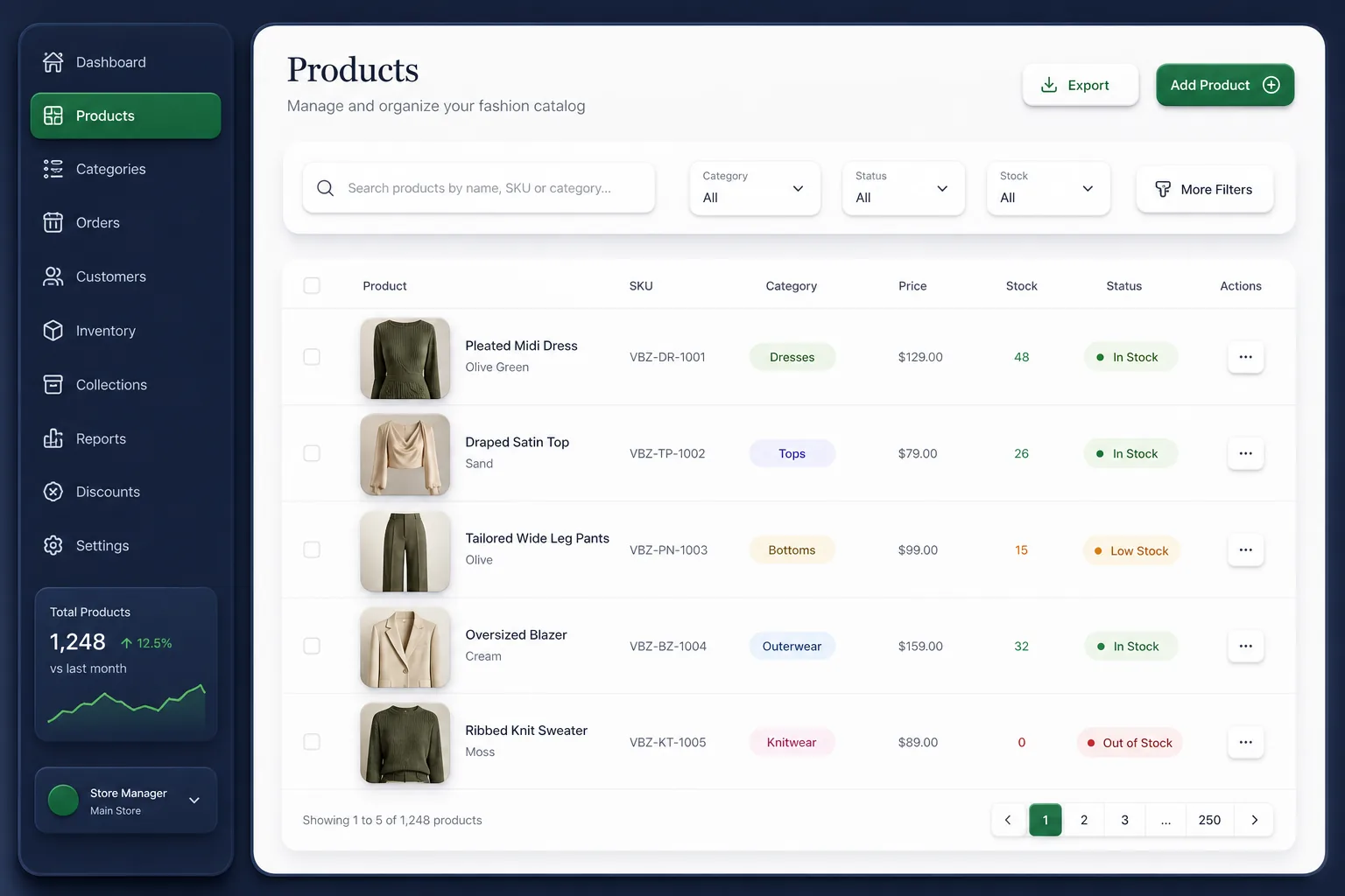Live Ultimate — browse and list view