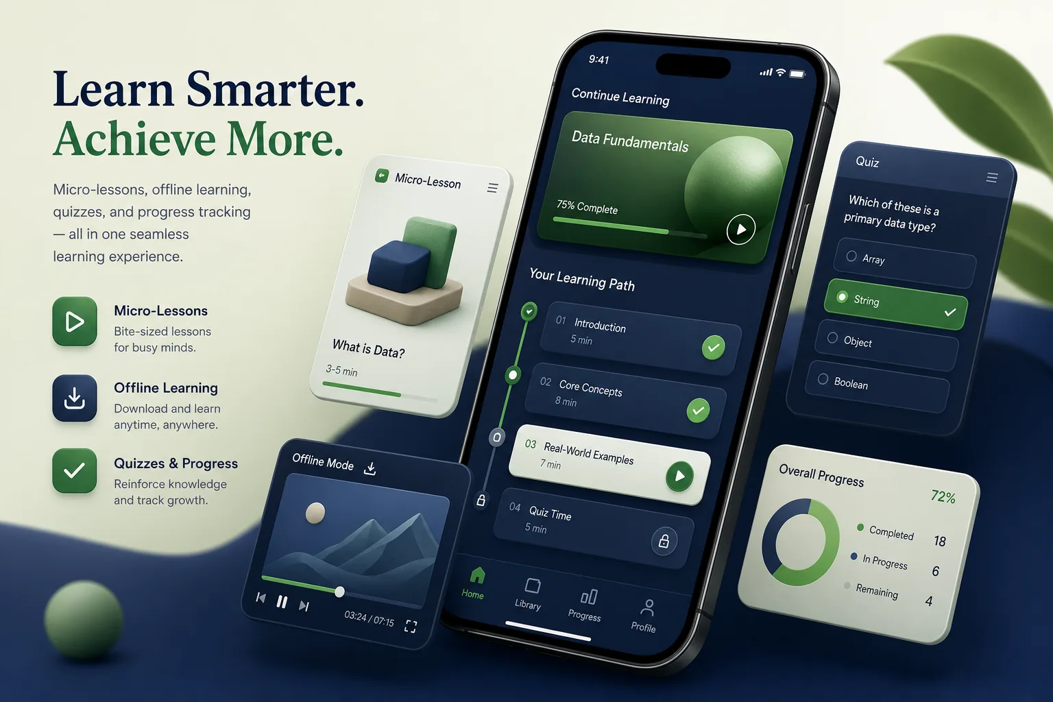 Micro-Learning E-Learning App