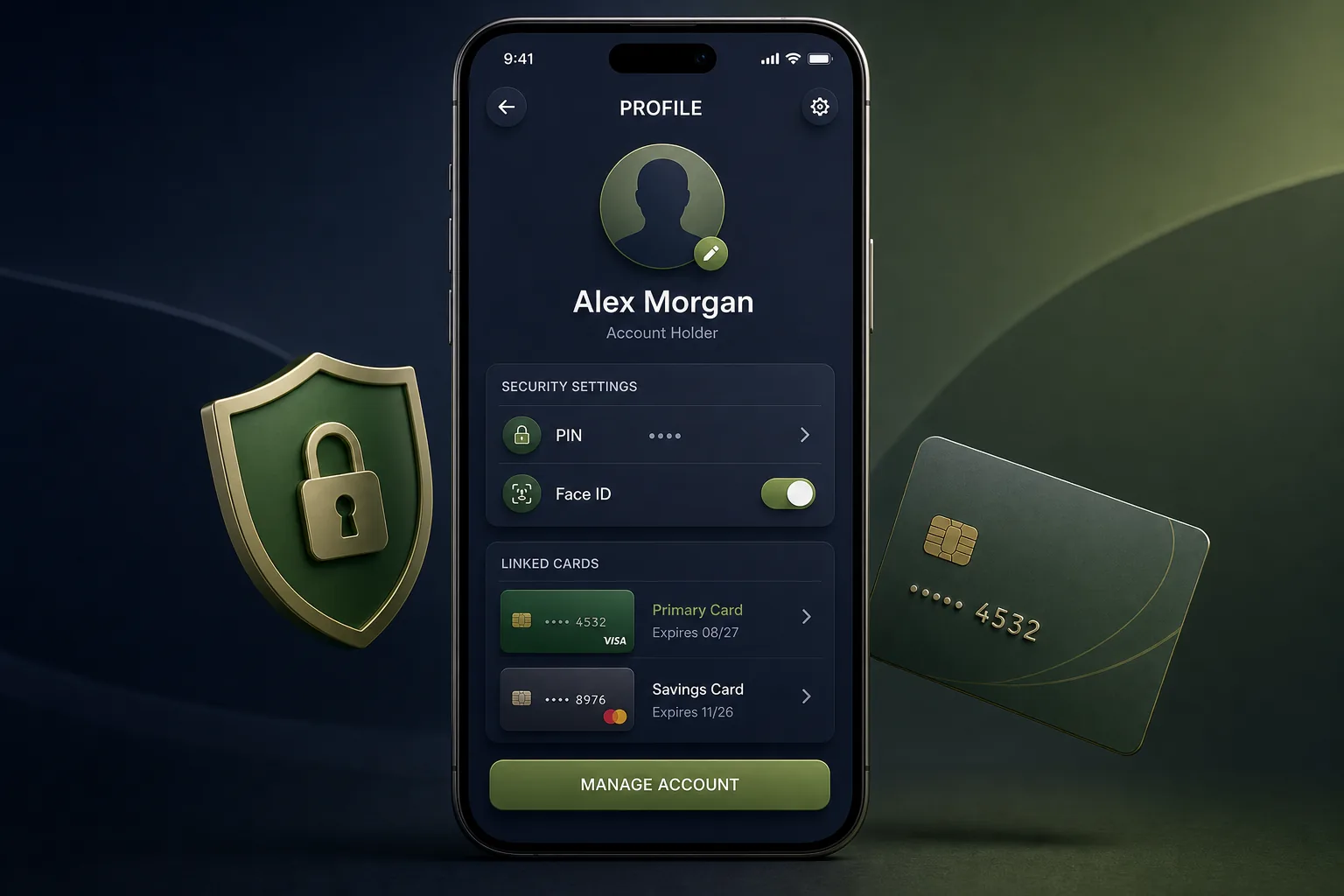Native Neo-Bank App with Savings Goals — settings and configuration