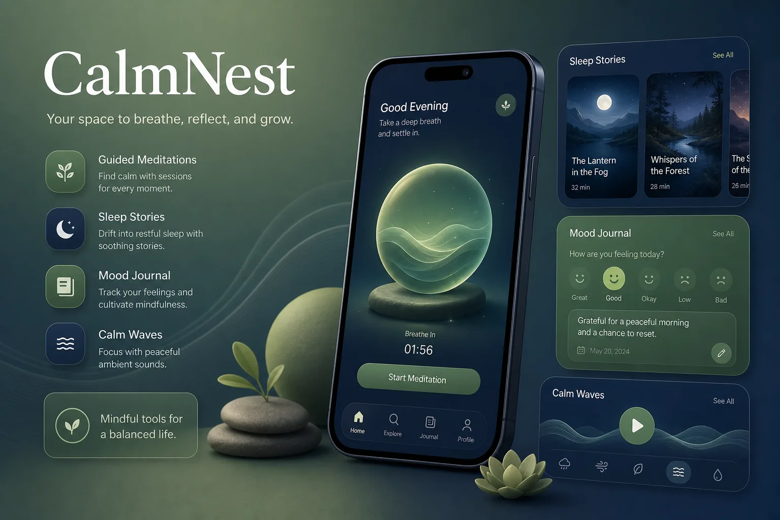Meditation and Sleep Stories App