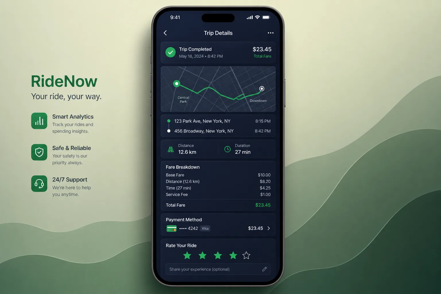 Ride-Hailing App with Surge Pricing — analytics and reporting