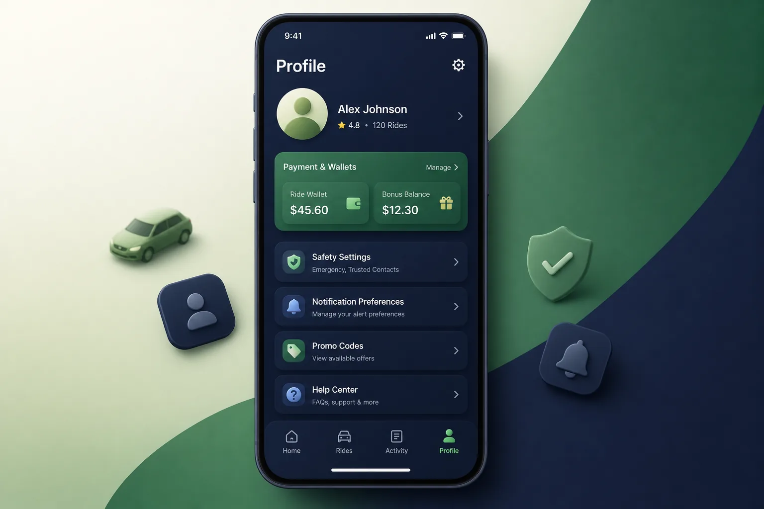 Ride-Hailing App with Surge Pricing — settings and configuration