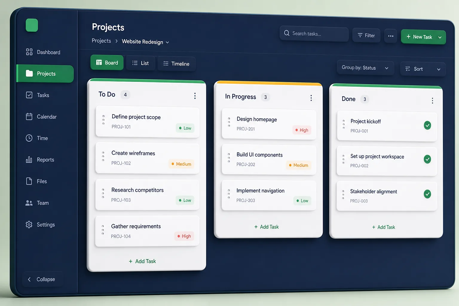 Workflow Automation SaaS — core workflow screen
