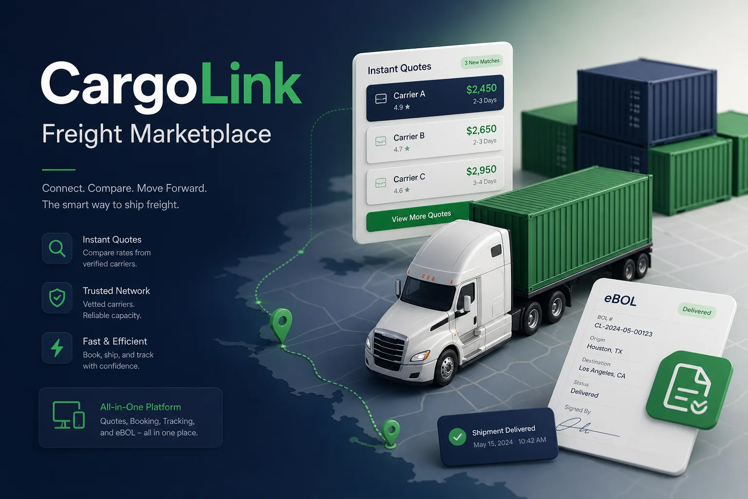 Freight Marketplace with Instant Quotes