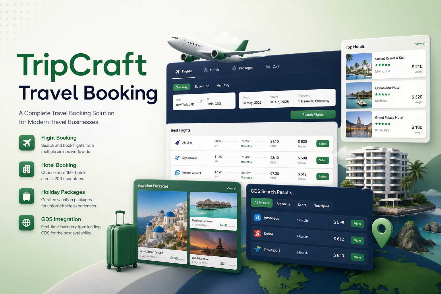 Travel Booking Site with GDS Integration